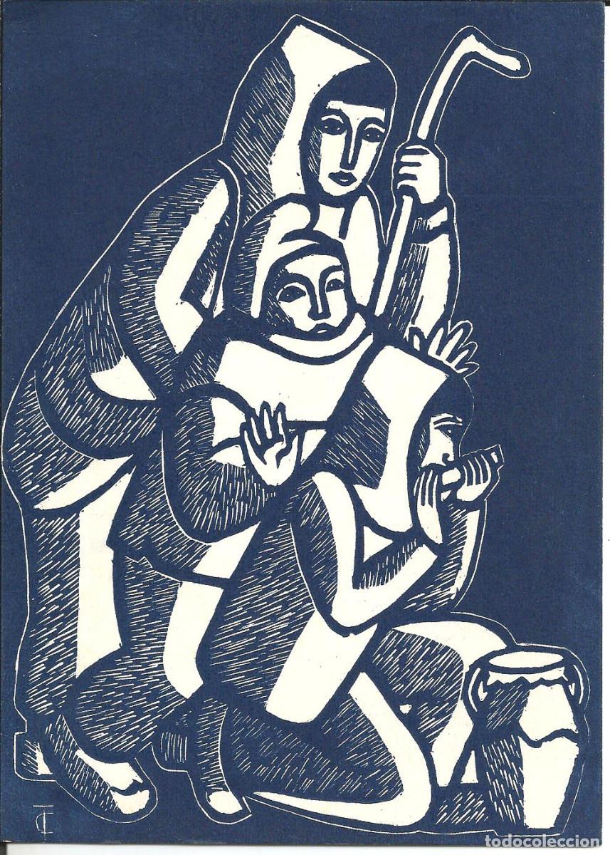 Postkarten: FELICITCION NAVIDAD *TC* - ADORACION PASTORES - SABADELL 1969 - DIPTICA, 17,5X12,5 CM