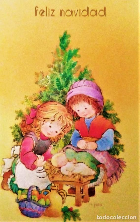 Postales: 0980R - N. JOSA- HACIANDO AL NI&Ntilde;O JES&Uacute;S - EDICIONES GOLDEN N&ordm; 14- DIPTICA 13,5X8,5 CM
