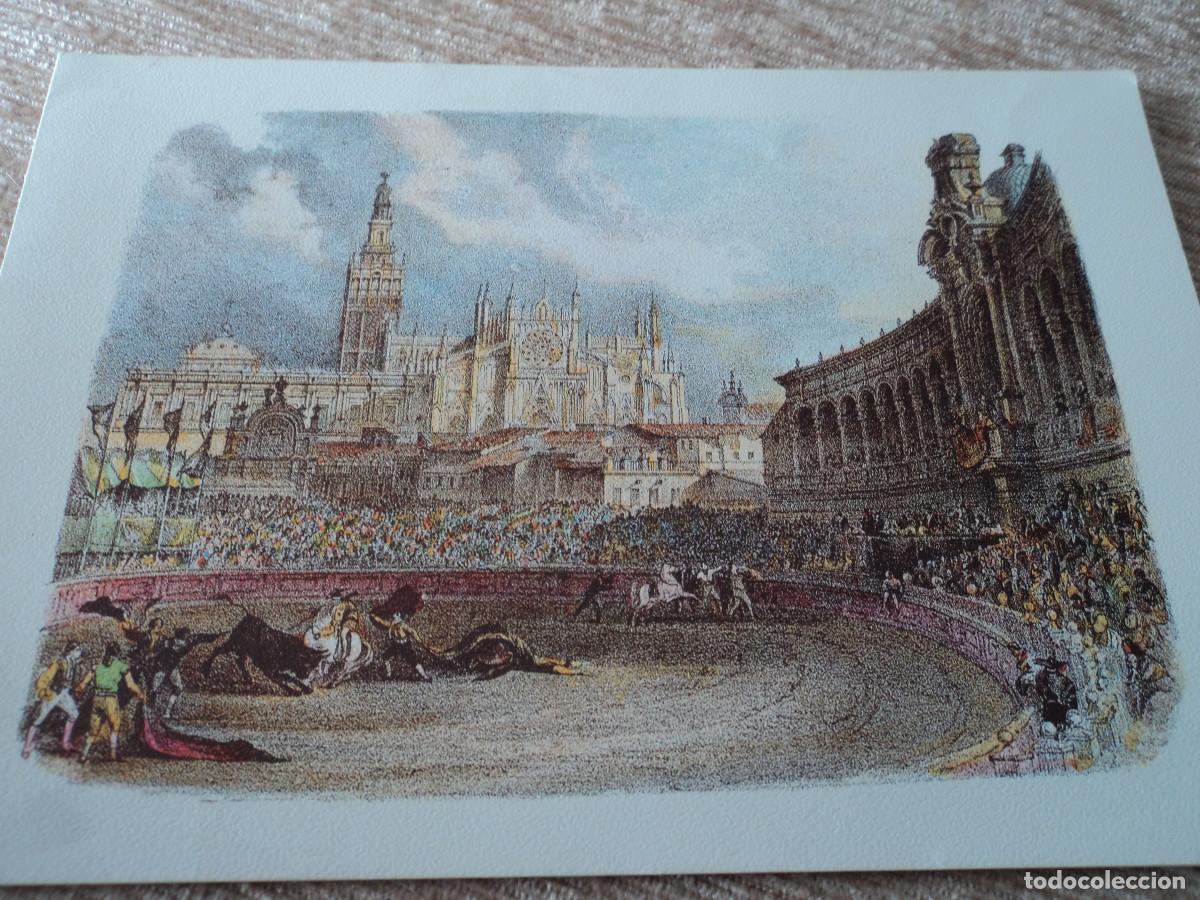 Postkarten: felicitacion navide&ntilde;a de sevelar, s.a. grabado la maestranza de sevilla, 17 x 12 cm