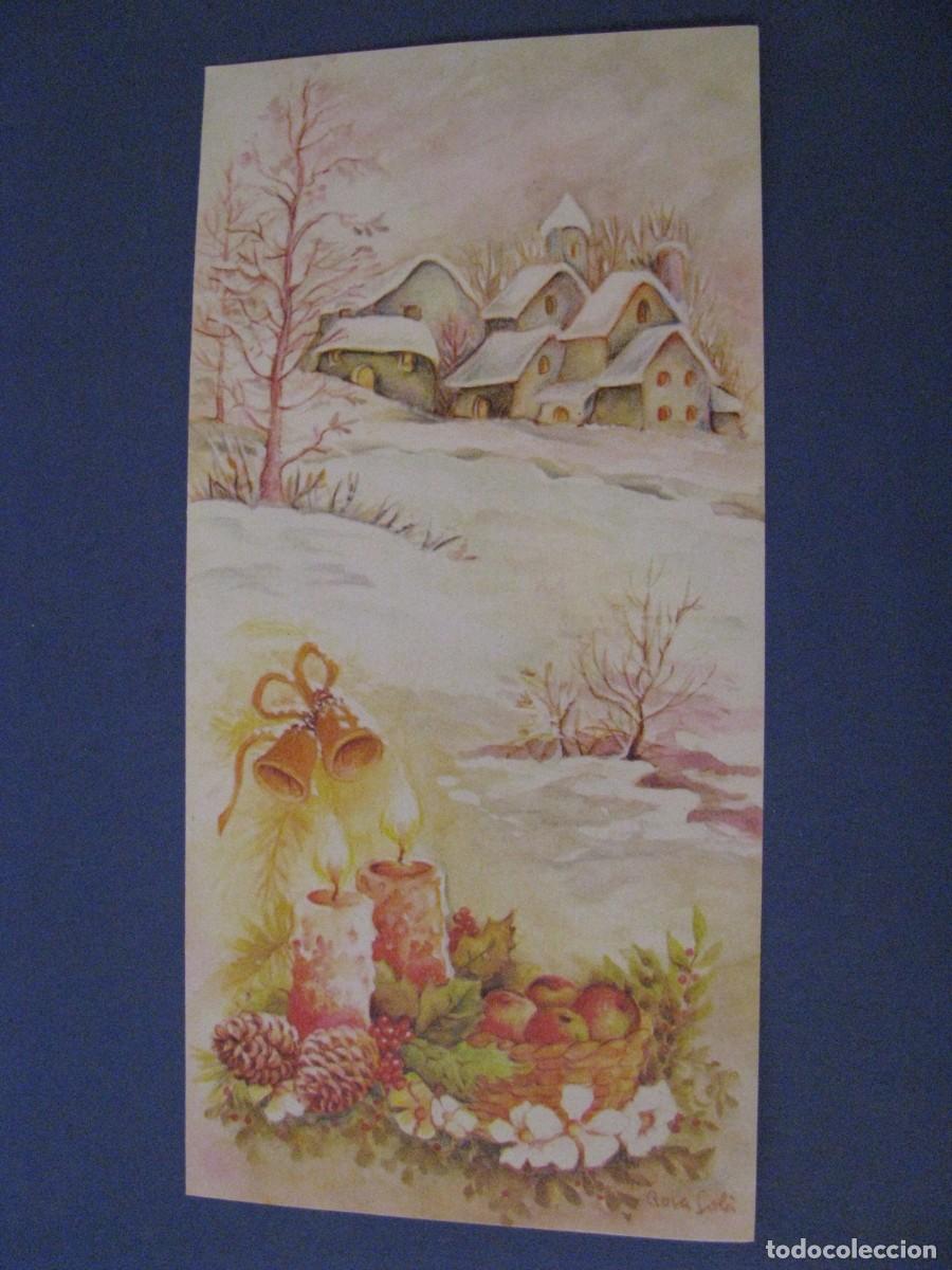 Postais: POSTAL DIPTICA DE IL. ROSA SOL&Aacute;. EDICROMO 6552/1. ESCRITA. 17,5X8,5 CM.