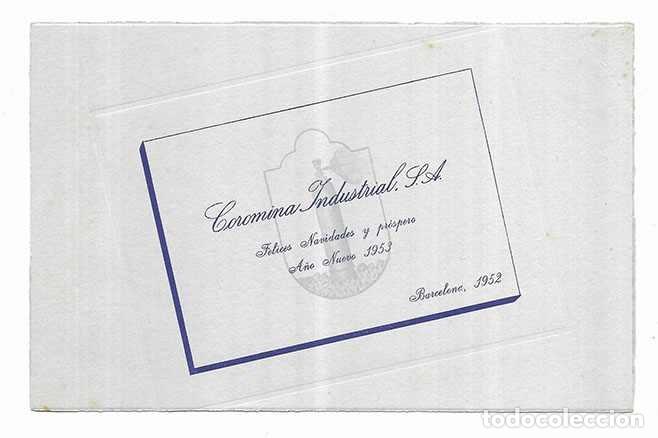 Postales: Felicitacion / Nadala. Coromina Industrial, S.A. 1953
