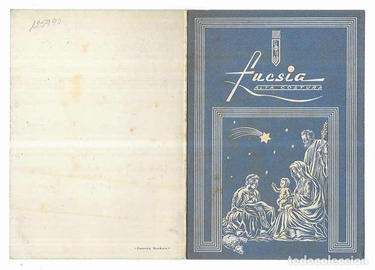 Postales: Felicitacion / Nadala. Fucsia Alta Costura 1946