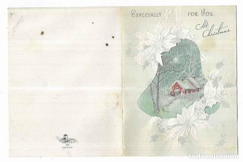 Postales: Felicitacion / Nadala. Especially for You Al Christmas S/F (1950) U.S.A.