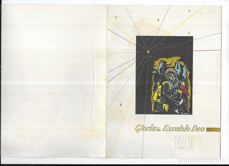 Postales: Felicitacion / Nadala. Arcos 1955-1956