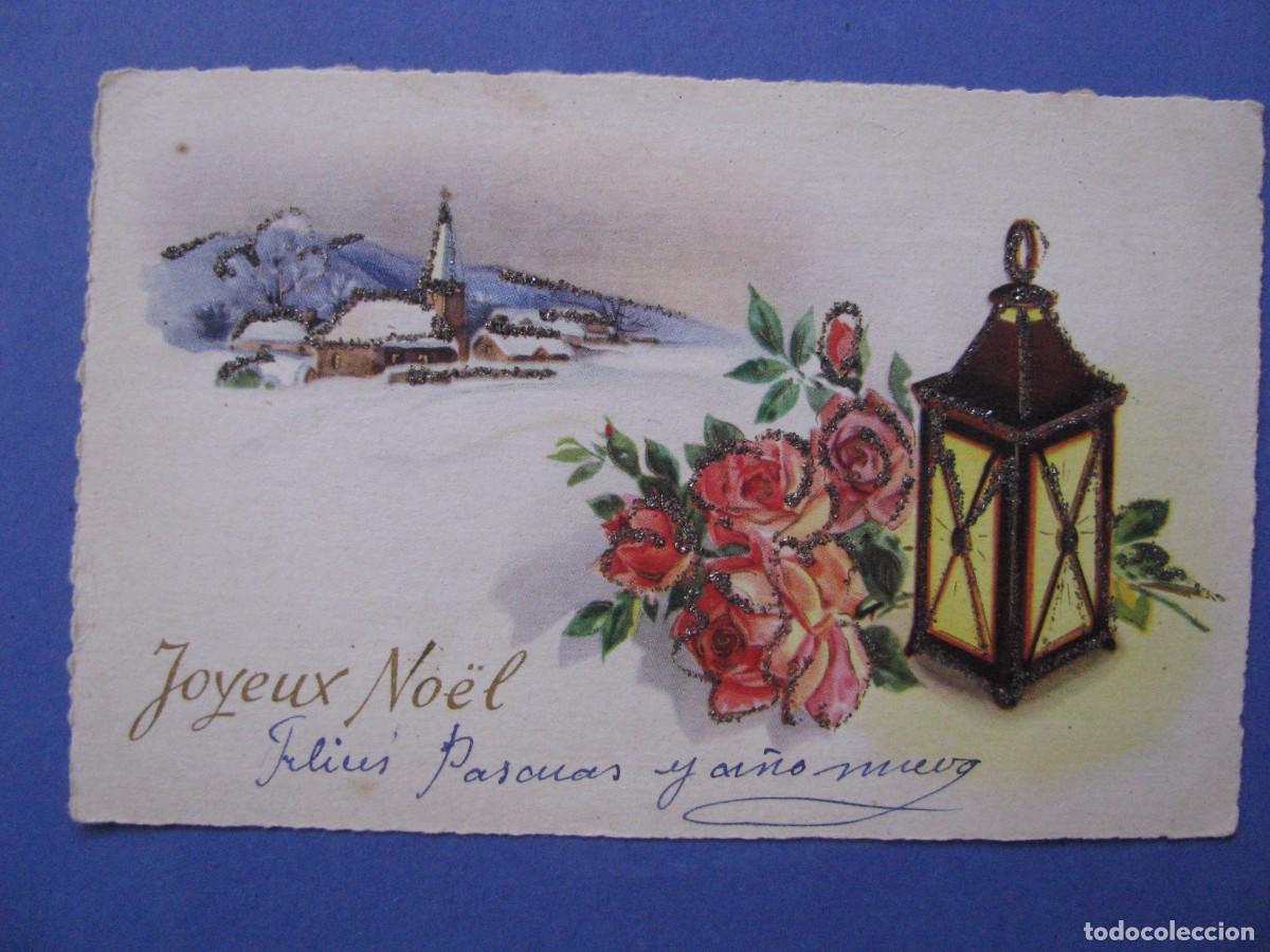 Postais: POSTAL DE NAVIDAD. FRANCIA. ESCRITA 1950.