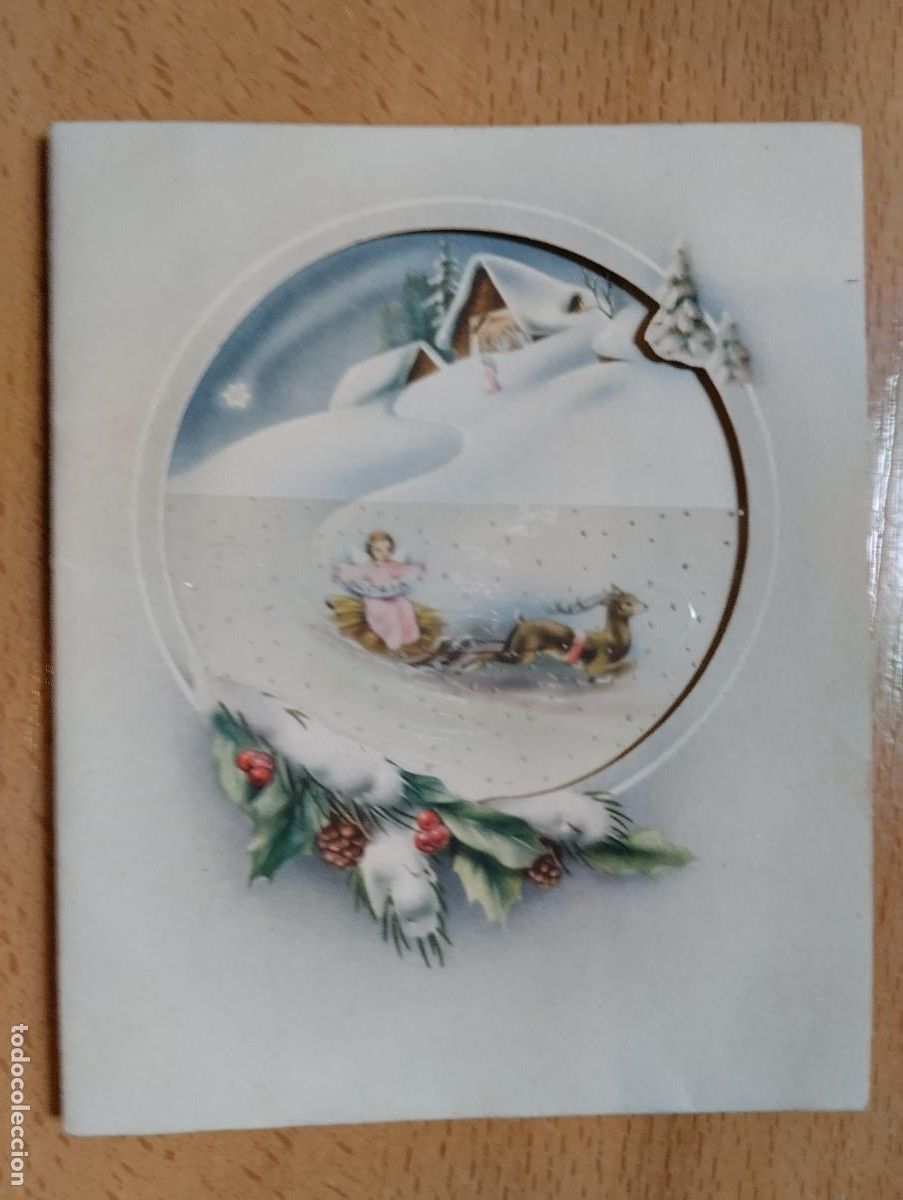 Postales: postal navide&ntilde;a / felicitacion navidad - s azul - n 2001