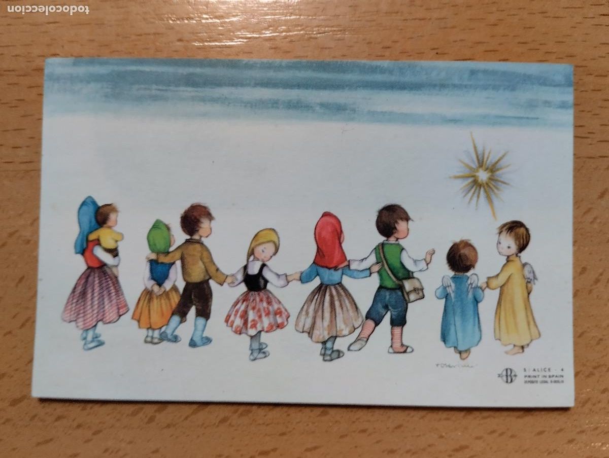 Postales: NAVIDAD. ROSER PUIG. S/ ALICE -4. 1960.