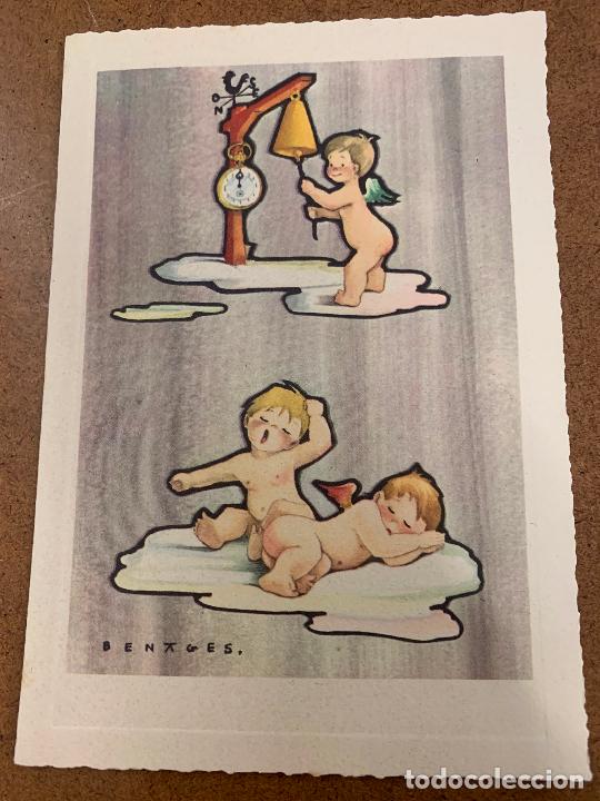 Postcards: Preciosa postal navidad. Ilustra Bentges, diptico, sin escribir. leer descripcion y medidas