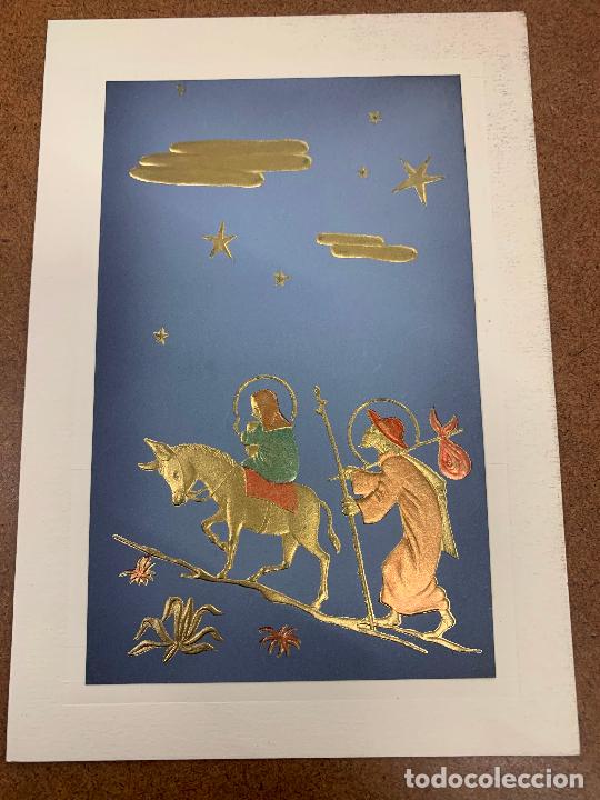 Postcards: Preciosa postal navidad. Desconocemos ilustrador, diptico, sin escribir. leer descripcion y medidas