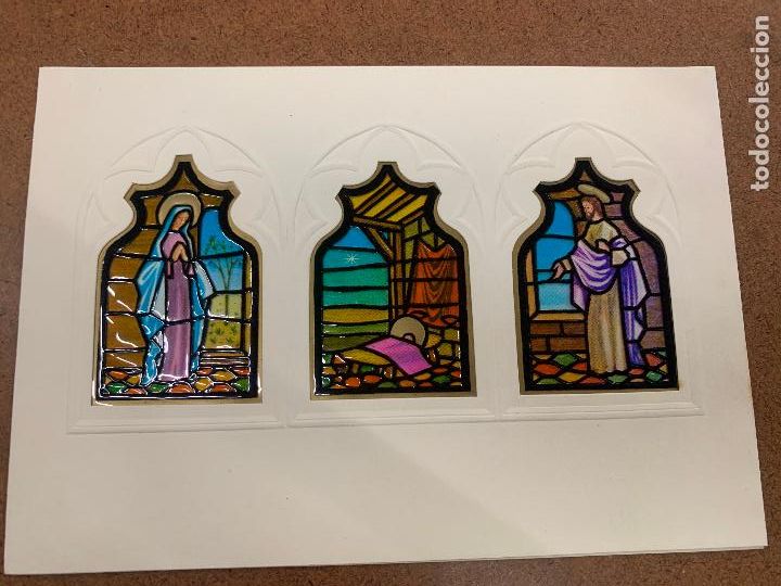 Postcards: Preciosa postal navidad. Desconocemos ilustrador, diptico, sin escribir. leer descripcion y medidas