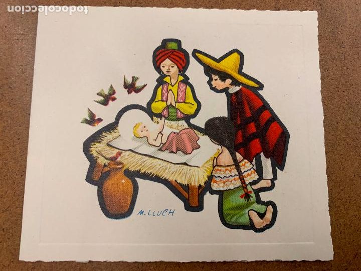 Postcards: Preciosa postal navidad. diptico sin escribir. leer descripcion y medidas