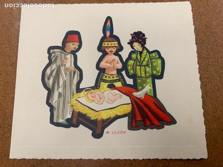 Postcards: Preciosa postal navidad. diptico sin escribir. leer descripcion y medidas