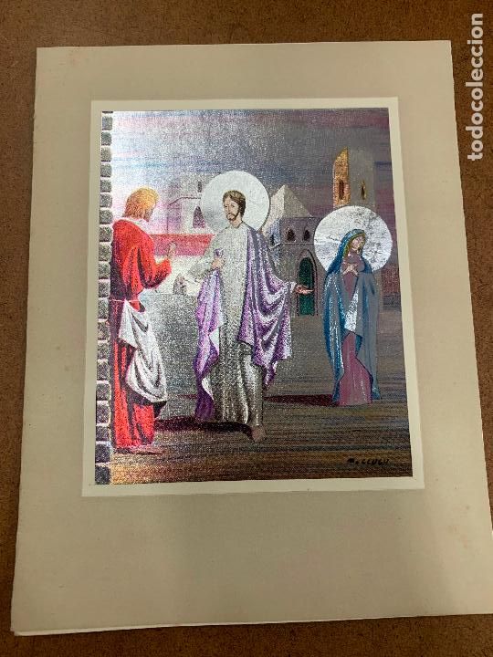 Postcards: Preciosa postal navidad. Ilustra M.Lluch.diptico sin escribir. leer descripcion y medidas