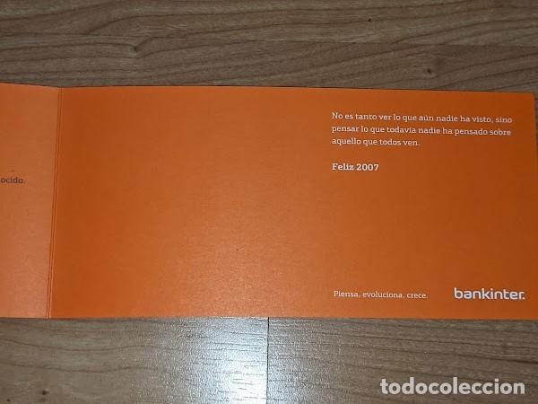Postales: POSTAL NAVIDE&Ntilde;A &laquo;BANKINTER&raquo; 2007 - Foto 2