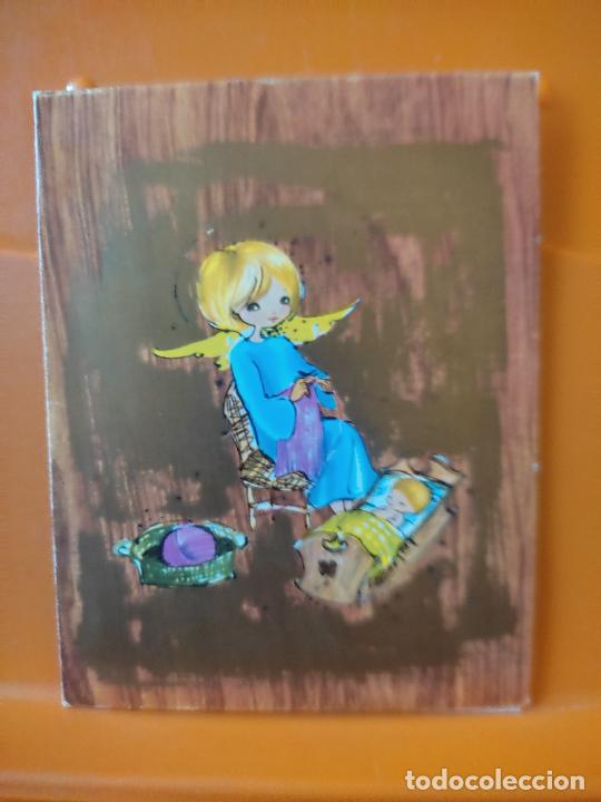 Postales: NAVIDAD A&Ntilde;OS 60 ILUST ANGEL NI&Ntilde;O JESUS 11 x 8,5 CMS ESCRITA ED AR 6192 03