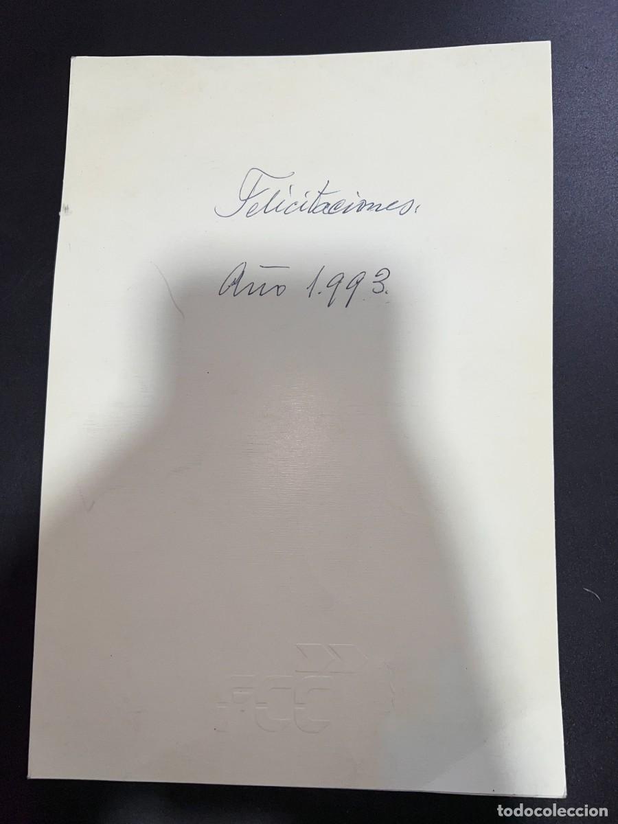 Cartes Postales: TARJETA DE FELICITACI&Oacute;N NAVIDE&Ntilde;A PARA EL A&Ntilde;O 1993. FOMENTO DE CONSTRUCCIONES Y CONTRATAS