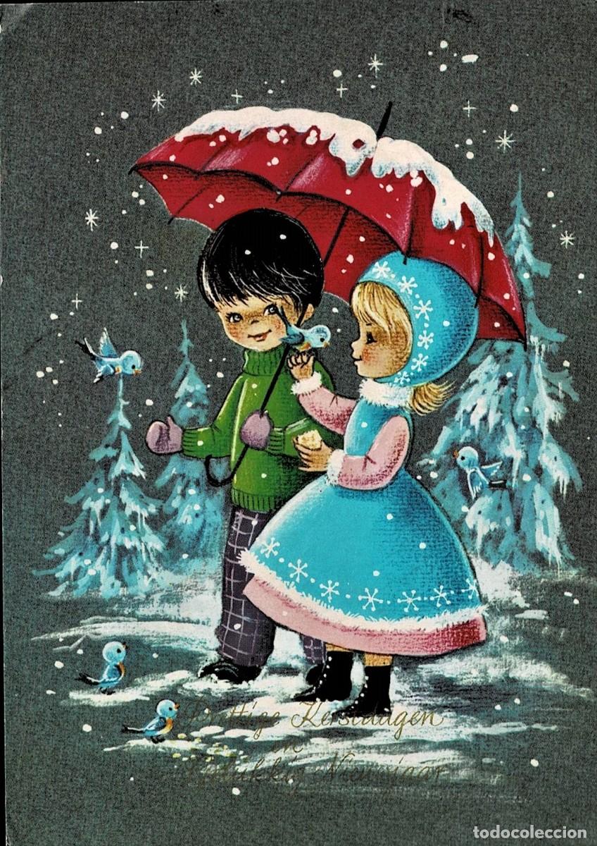 Postkarten: 0669I - UN GENTIL PASEO NAVIDE&Ntilde;O -EDICIONES ANCO N&ordm; 11.775 (ALEMANA) CIRCULADA 1968