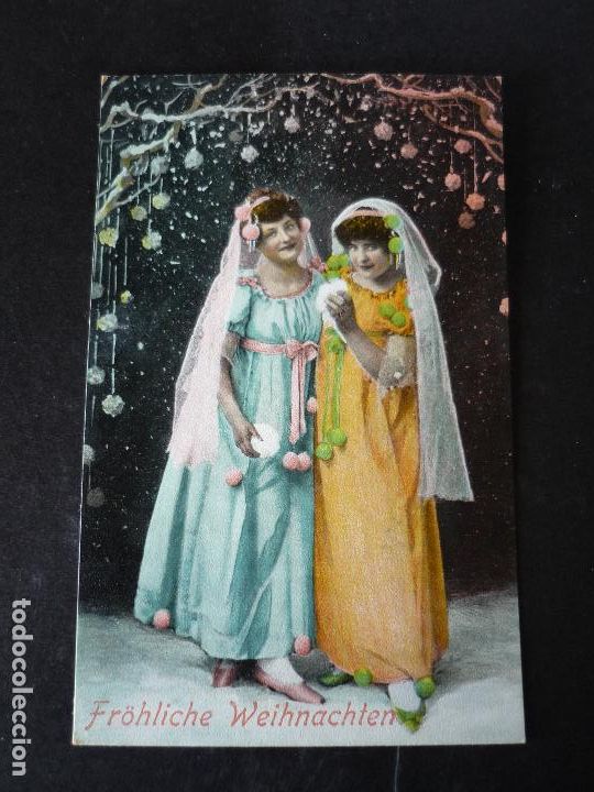 Postales: MUJERES NAVIDAD POSTAL - Foto 1