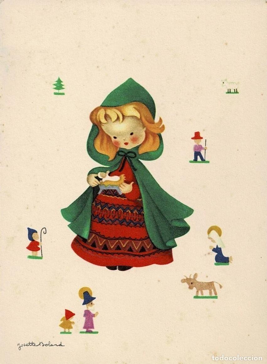 Postais: 0635L - JOSETTE BOLAND -IMPRESA EN BELGICA- SERIE CHRISTMAS GAMES N&ordm; 35 - DIPTICA 15X11 CM