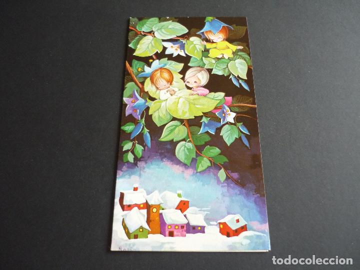 Cartoline: FELICITACION NAVIDAD MARIA ILUSTRADORA 8 X 16 CMTS