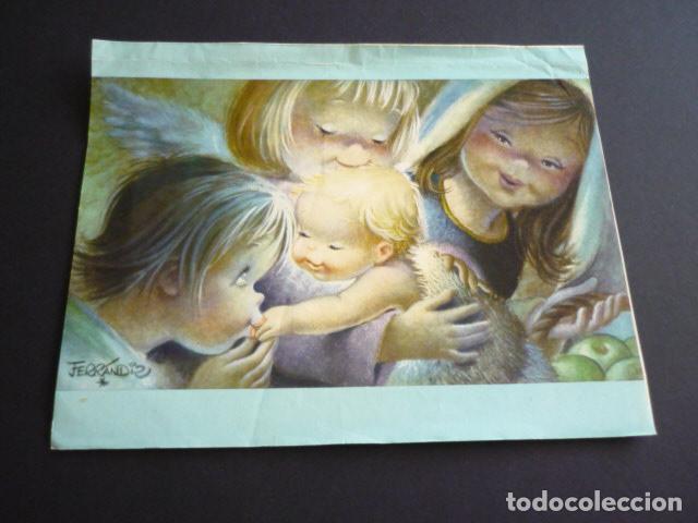 Postales: FELICITACION NAVIDAD FERRANDIZ ILUSTRADOR 13 X 16,5 CMTS