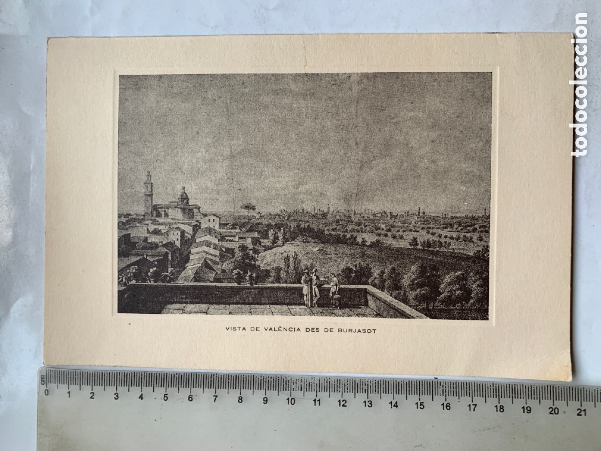Postales: FELICITACI&Oacute;N NAVIDAD. VISTA DE VALENCIA DES DE BURJASOT. SUC. DE VIVES MORA. VALENCIA, 1969.