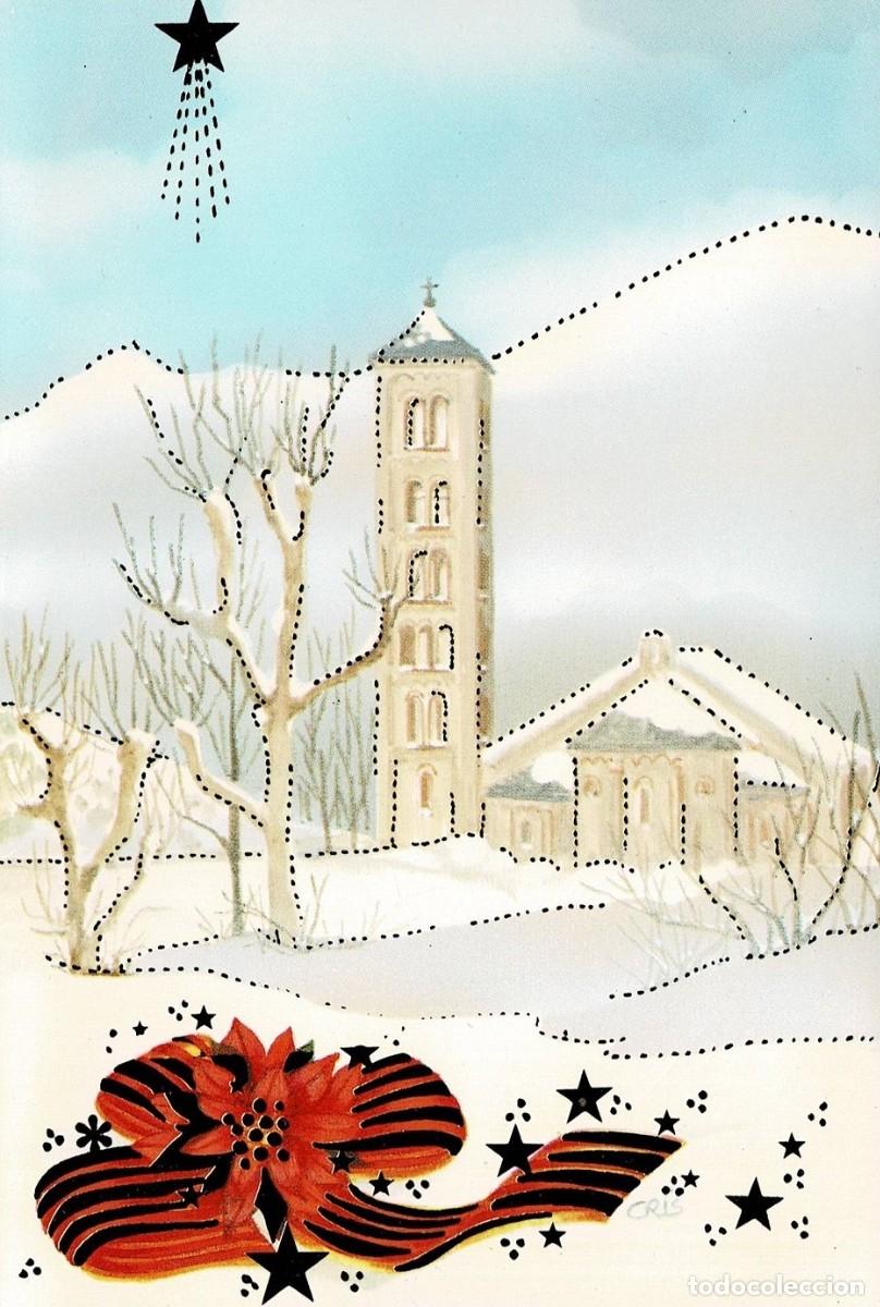 Postkarten: 6015N - CRIS - LA IGLESIA EN NAVIDAD -EDICROMO SERIE 9096.2- DIPTICA, CATALANISTA 17X11,5 CM- NUEVA