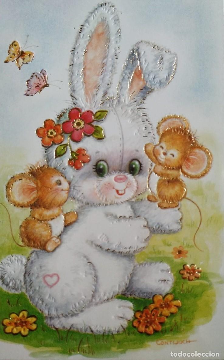 Postkarten: 6043N - CONTIJOCH - EDIC. CREACIONES MONAR ESPA&Ntilde;A-M.2206.1 - DIPTICA, EN RELIEVE 19,5X11,5 CM - NUE