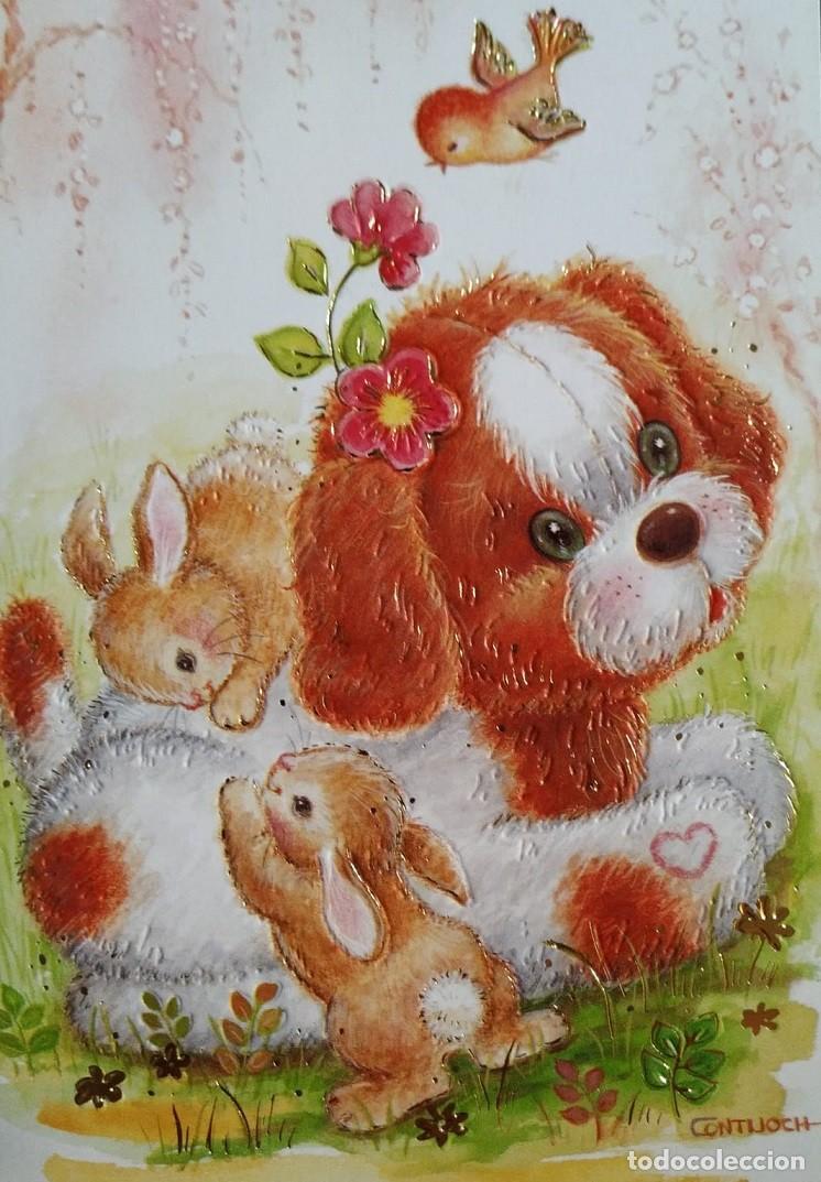 Postkarten: 6043N - CONTIJOCH - EDIC. CREACIONES MONAR ESPA&Ntilde;A-M.2206.2 - DIPTICA, EN RELIEVE 19,5X11,5 CM - NUE