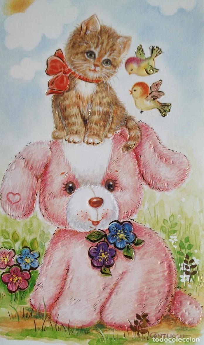 Postkarten: 6043N - CONTIJOCH - EDIC. CREACIONES MONAR ESPA&Ntilde;A-M.2206.5 - DIPTICA, EN RELIEVE 19,5X11,5 CM - NUE