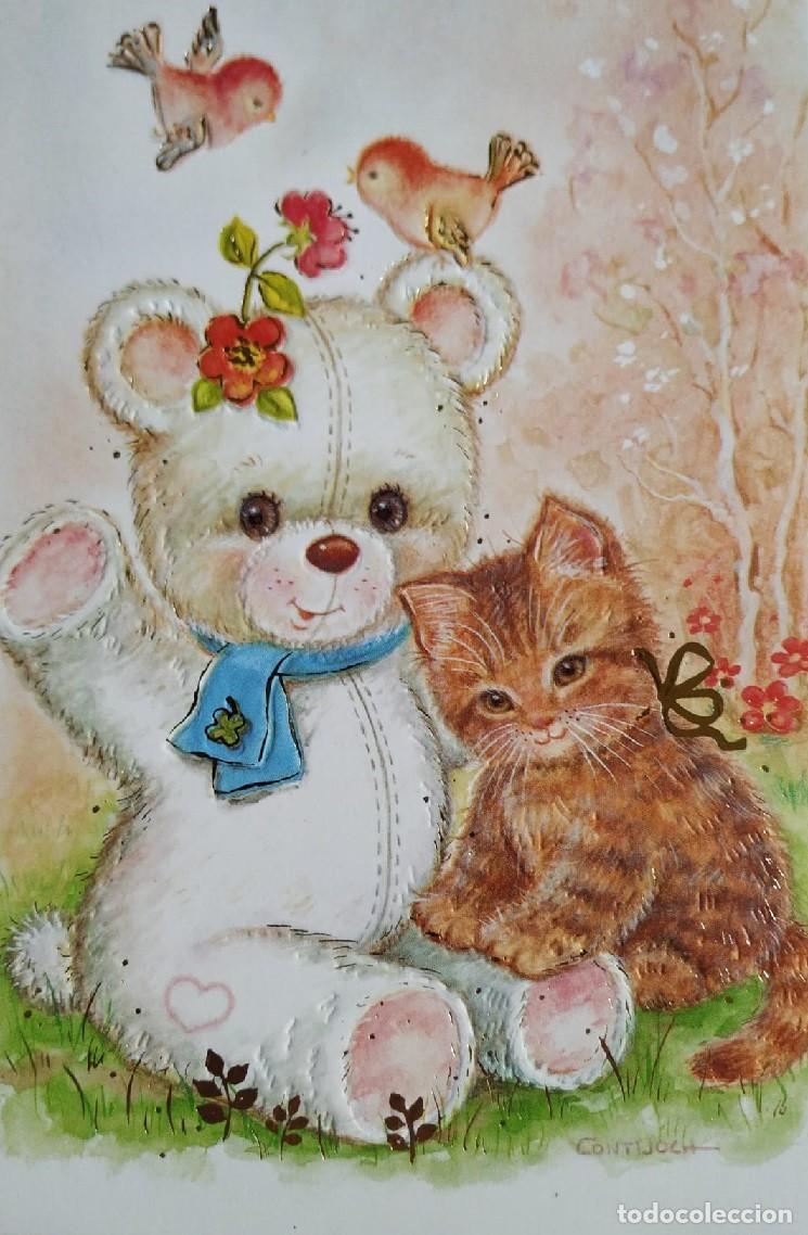 Postkarten: 6043N - CONTIJOCH - EDIC. CREACIONES MONAR ESPA&Ntilde;A-M.2206.4 - DIPTICA, EN RELIEVE 19,5X11,5 CM - NUE