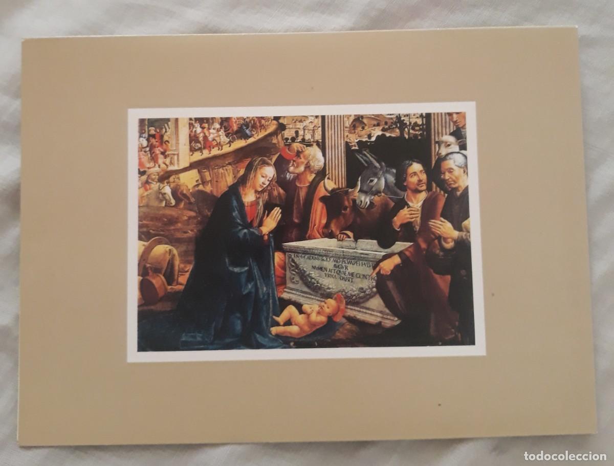 Postkarten: -84722 POSTAL PINTURA NAVIDAD, ADORACI&Oacute;N DE LOS PASTORES, ESCRITA