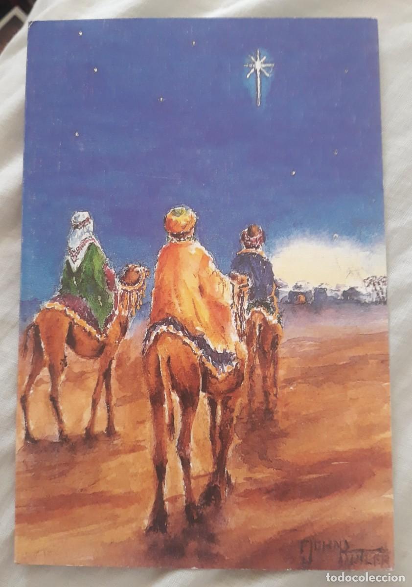 Postcards: -84727 POSTAL PINTURA NAVIDAD, LOS REYES MAGOS, PINTOR CON LA BOCA