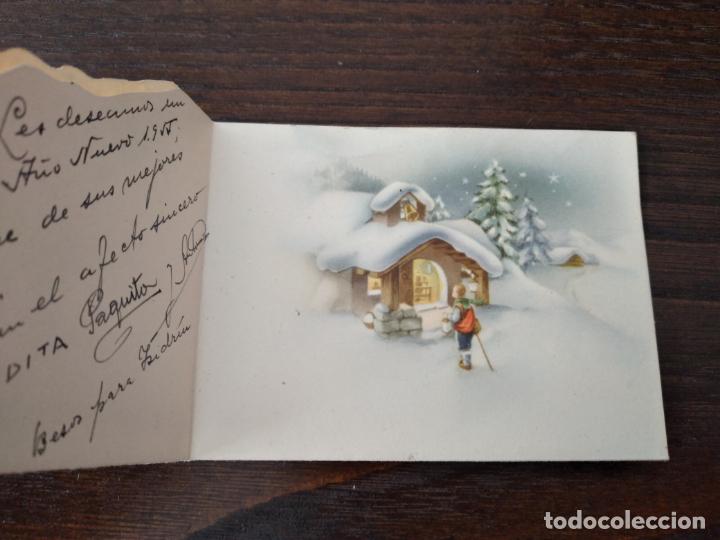 Postales: FELICITACION NAVIDAD DESPLEGABLE - Foto 2
