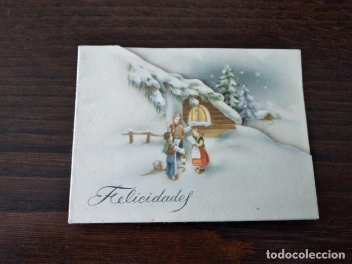 Postales: FELICITACION NAVIDAD DESPLEGABLE - Foto 1