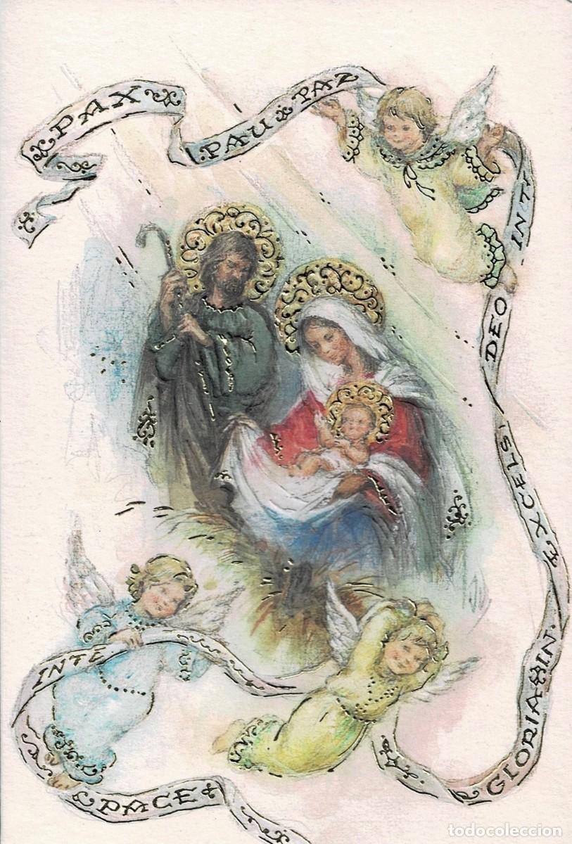 Postkarten: 6091N - PAZ -EDICIONES DIS2 02.531.41284-DIPTICA, RELIEVE, DETALLES EN DORADO-17X11,5 CM- ILUSTRA JA