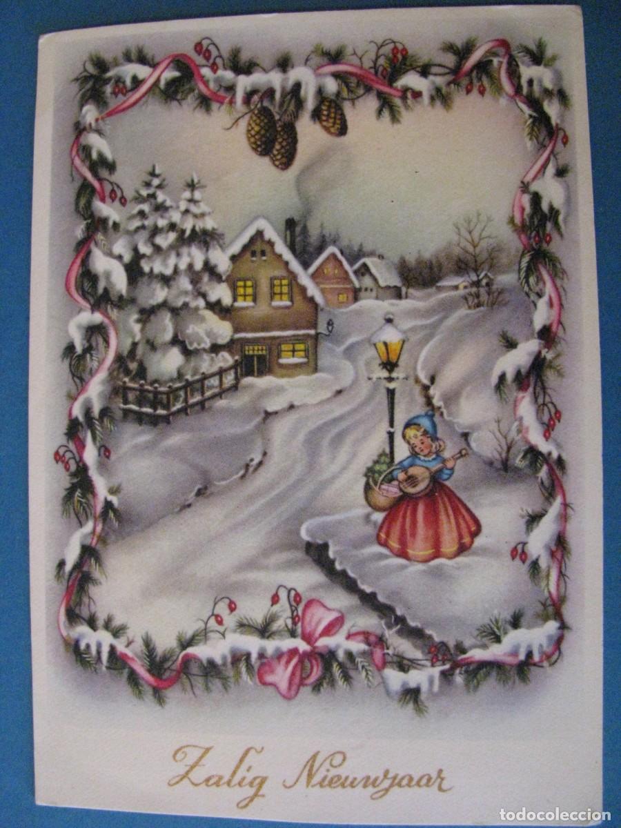 Postkarten: POSTAL DE NAVIDAD IMPRESO EN BELGICA. ED. JC. ESCRITA 1969.