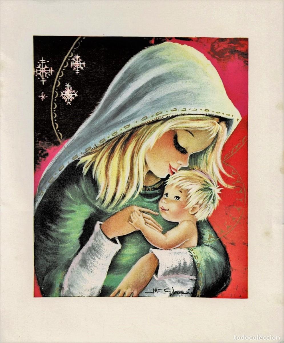 Postkarten: 6000N -EDICIONES SU SERIE 615.2- DIPTICA 19X16 CM- DATA 1965 - ILUSTRA M. GLORIA