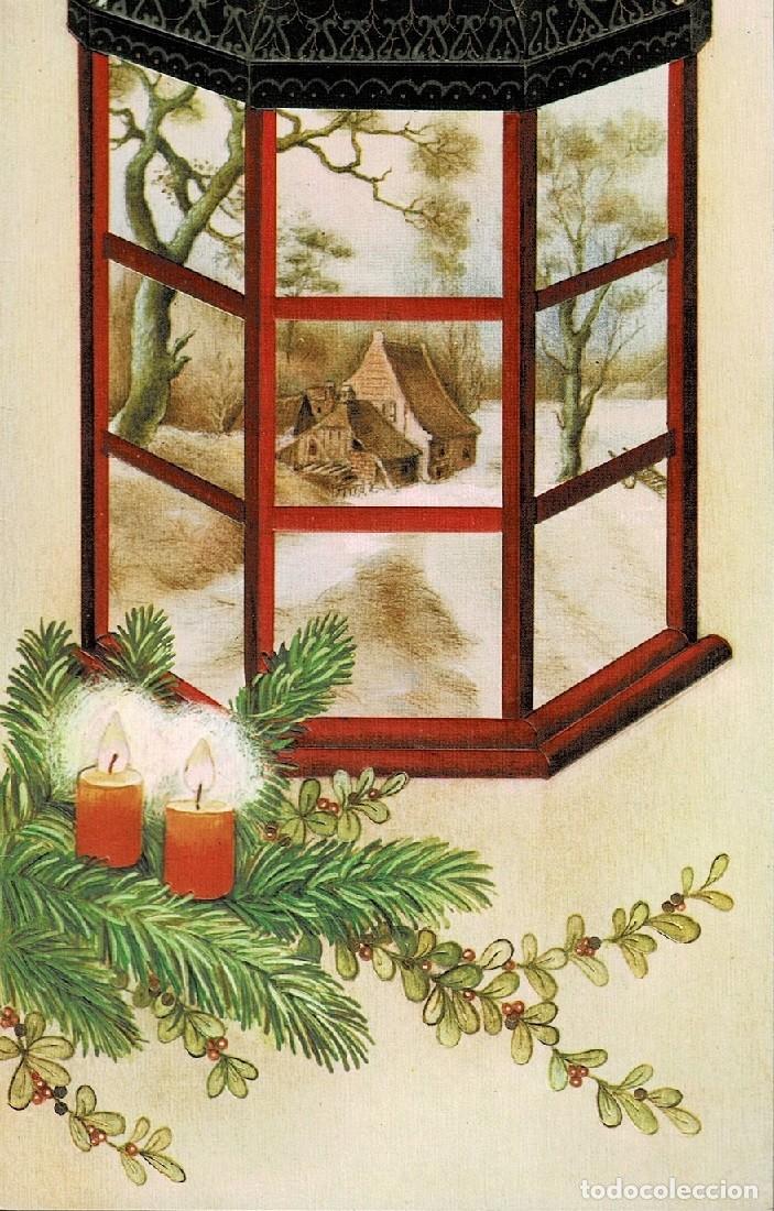 Postkarten: 6000N - PRECIOSA POSTAL ALEGORIA NAVIDE&Ntilde;A - EDICIONES ORTIZ X607- DIPTICA , RELIEVE -22X11,5 CM