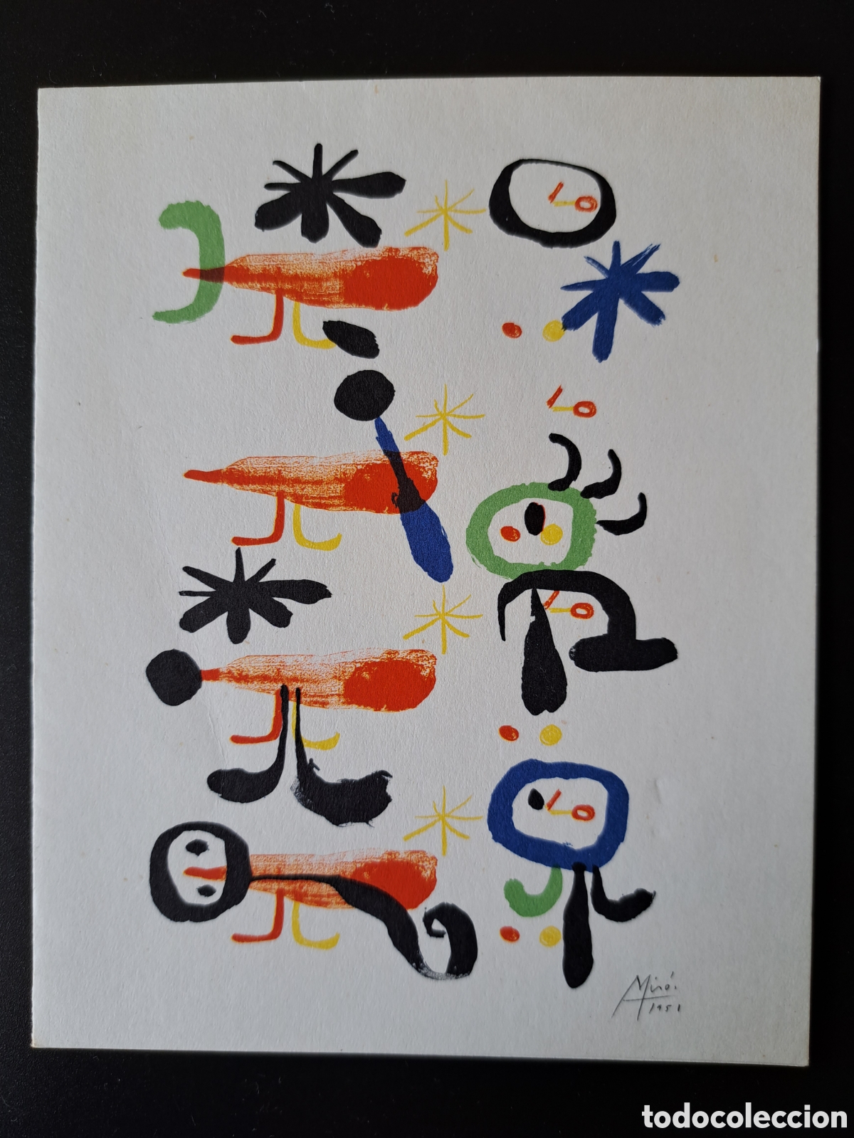 Postales: Tarjeta postal de Navidad Mir&oacute; - 1959 - Foto 1