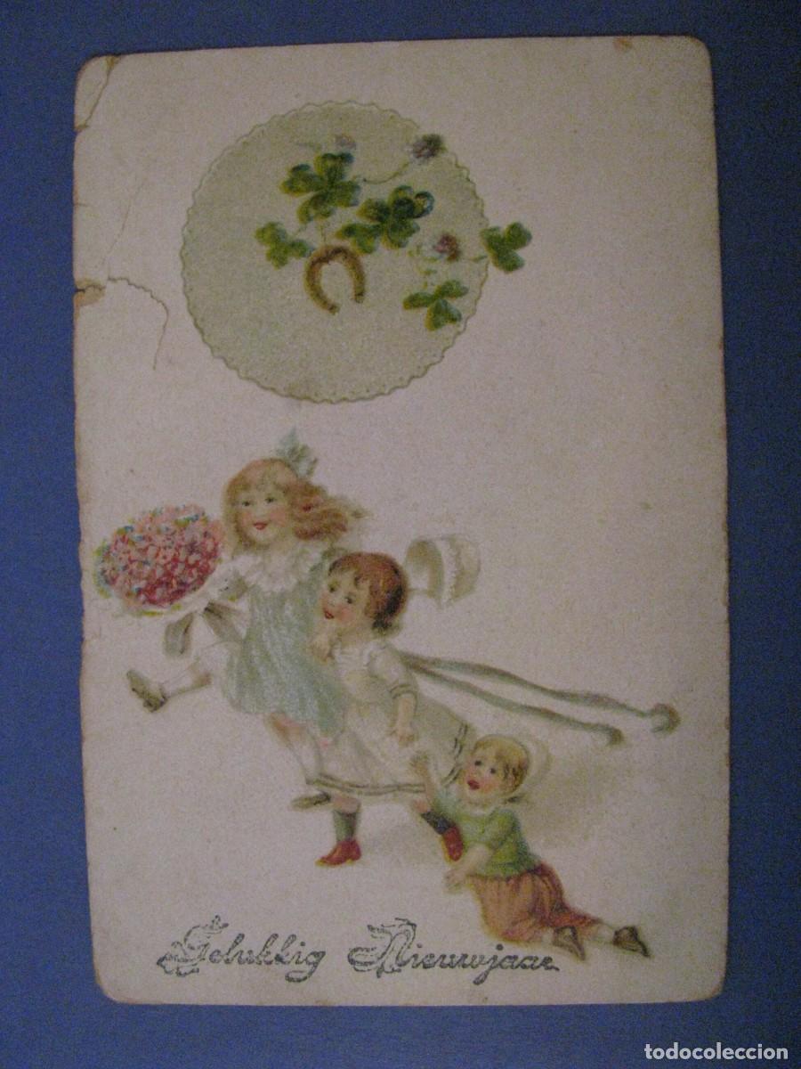 Postcards: POSTAL DE NAVIDAD. FELIZ A&Ntilde;O NUEVO. PA&Iacute;SES BAJOS.