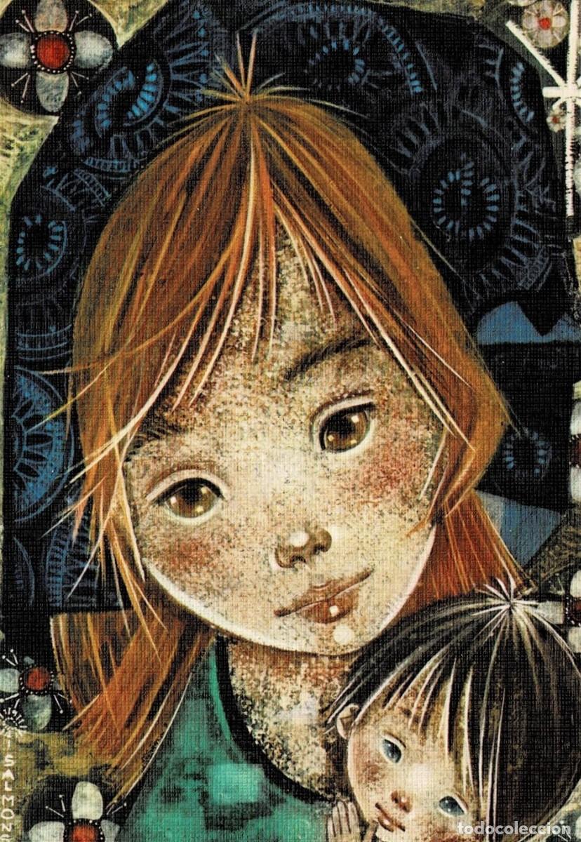 Postkarten: 6035N - SALMONS - EDICIONES SABADELL SERIE MIRACLE 4571-DIPTICA 16,8X11,5 CM