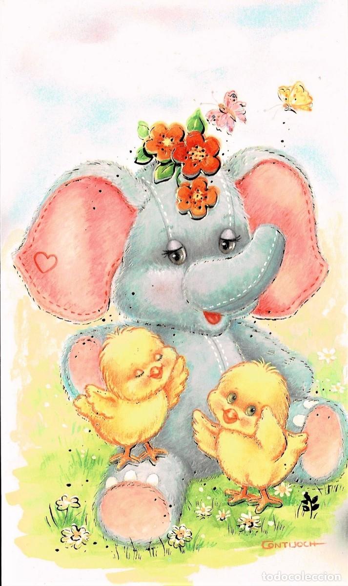 Postkarten: 6043N - CONTIJOCH - EDIC. CREACIONES MONAR ESPA&Ntilde;A-M.2206.6 -DIPTICA, EN RELIEVE 19,5X11,5 CM- NUEVA