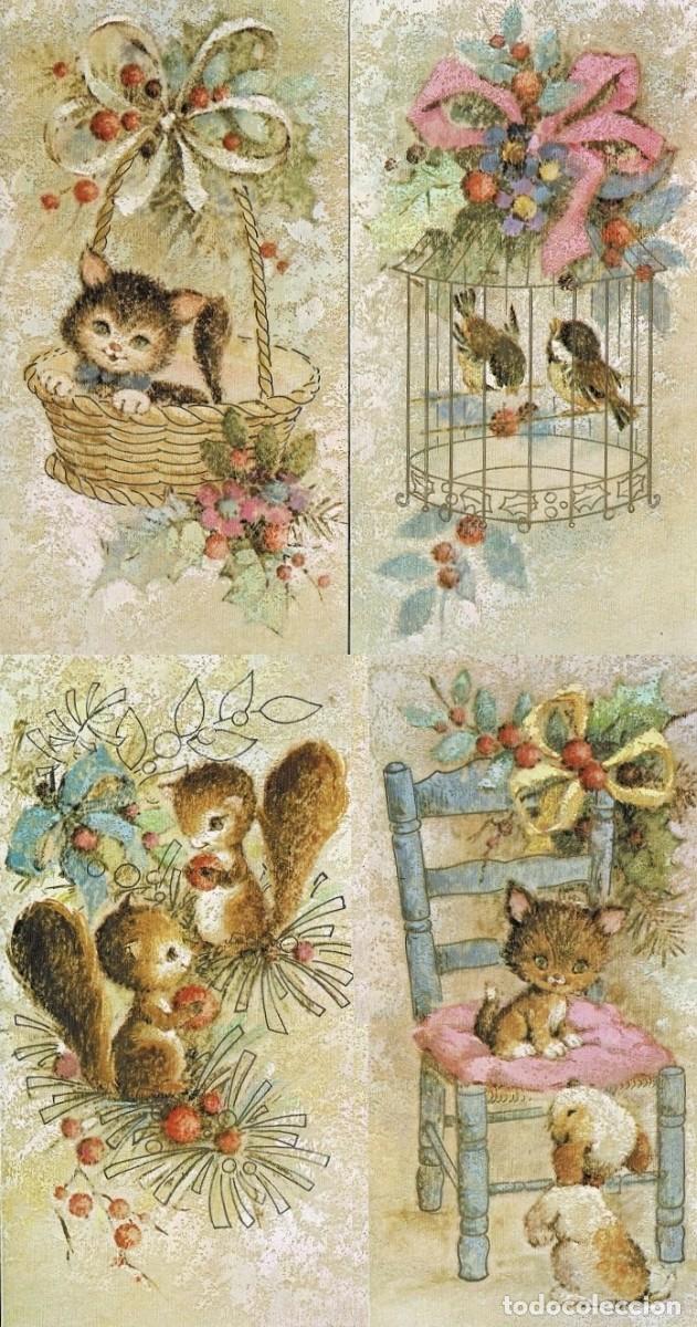 Postkarten: 6051N - MAY DOLE?- EDICIONES ORTIZ X339 -SERIE DE 4 -DIPTICAS 16,3X8,5 CM - SIN SE&Ntilde;ALES DE USO