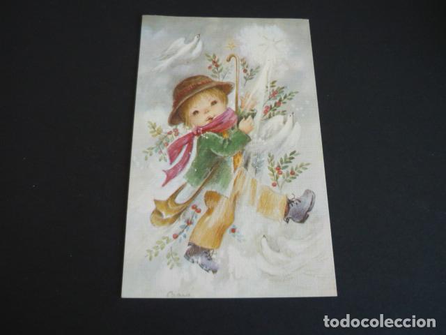 Cartoline: FELICITACION NAVIDAD NURIA BARO ILUSTRADORA 13 X 8 CMTS