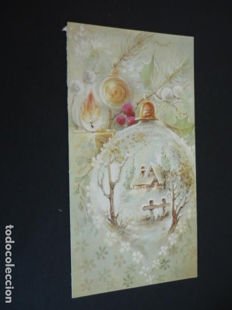 Cartoline: FELICITACION NAVIDAD NURIA BARO ILUSTRADORA 15,5 X 8 CMTS