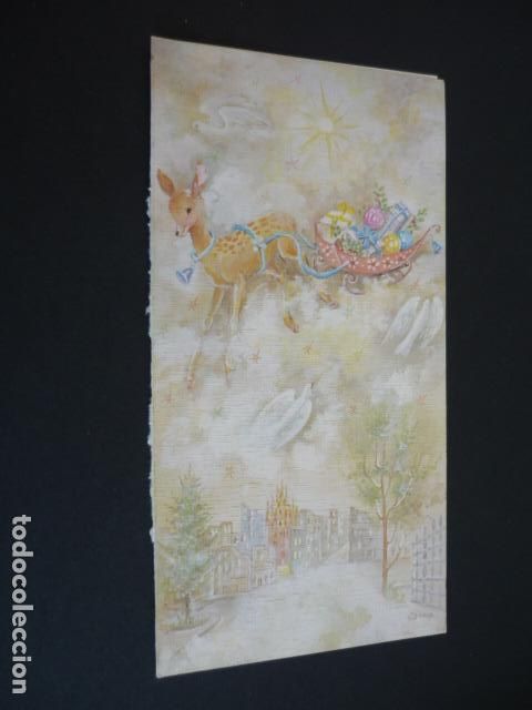 Cartoline: FELICITACION NAVIDAD NURIA BARO ILUSTRADORA 15,5 X 8 CMTS