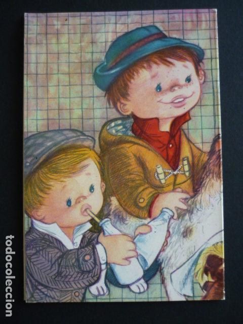 Cartes Postales: FELICITACION NAVIDAD GARCI ILUSTRADOR DESPLEGABLE 14 X 28 CMTS