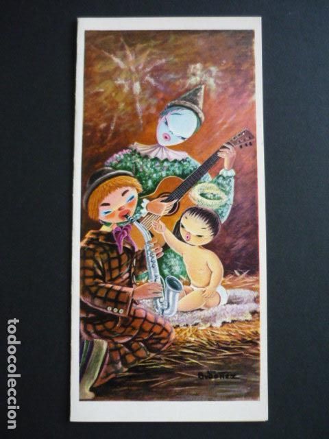 Postkarten: FELICITACION NAVIDAD ORDO&Ntilde;EZ ILUSTRADOR 9 X 19 CMTS