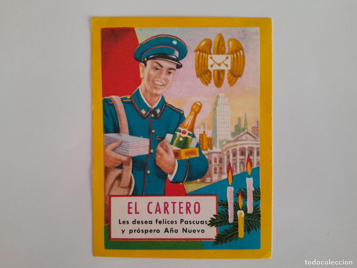 Postcards: TARJETA EL CARTERO LES DESEA FELICES PASCUAS Y PROSPERO A&Ntilde;O NUEVO RV